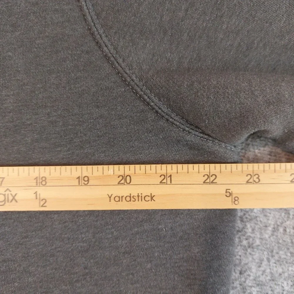 Carhartt Iconic Clarksburg Logo Relaxed Fit Hooded Sweatshirt Women's Large Gray
